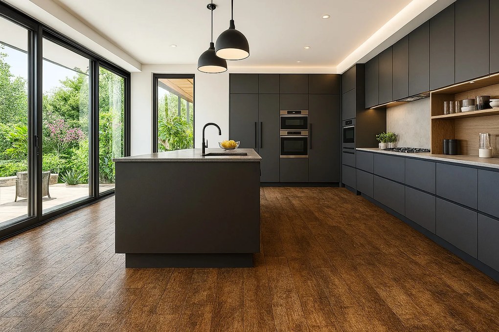 Beauflor, PVC podlaha - lino Ambient Stock Oak 039M, na mieru, šíře 2m,3m,4m, hnedá, bez podkladu, chodba / predsieň