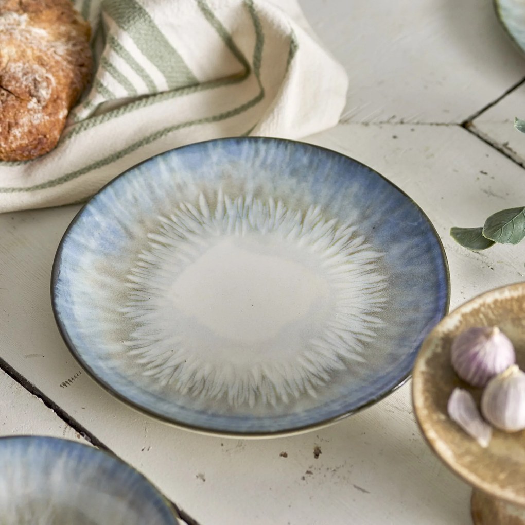 Bloomingville Keramický tanier Calen Blue Ø 22 cm