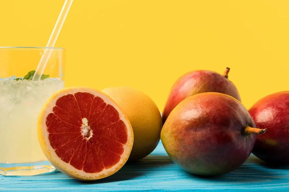 Samolepiaca fototapeta osviežujúca limonáda z ovocia