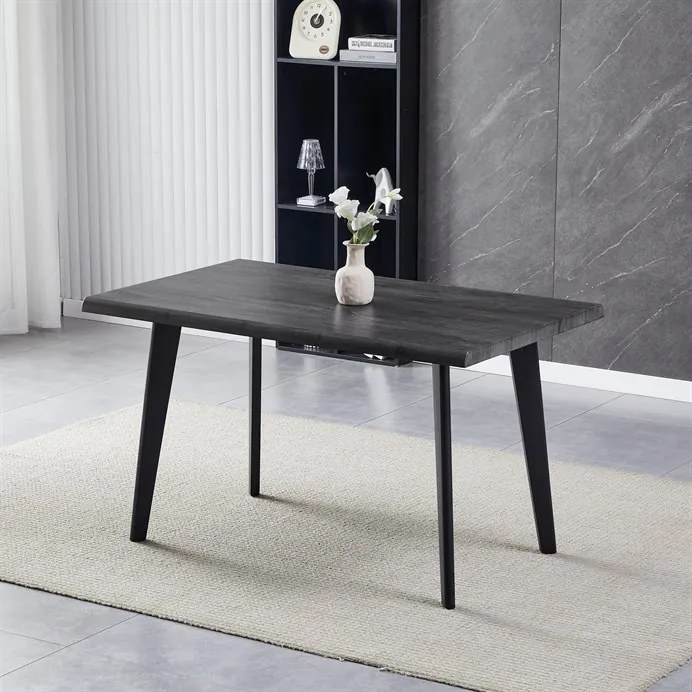 Autronic BONTEC Jedálenský stôl 130x80cm, mdf, sivý dub, HT-F4413 GREY Farba: Prírodné