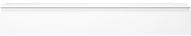 Mexen Orio, kúpeľňová skrinka 160 cm s hornou časťou, 1 zásuvka, biela matná, 91A10-16023-1-BFC01