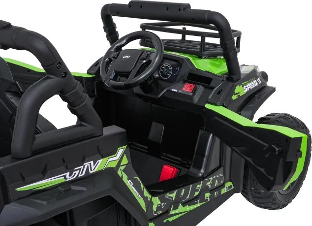 Elektrické terénne autíčko UTV LIFT zelené