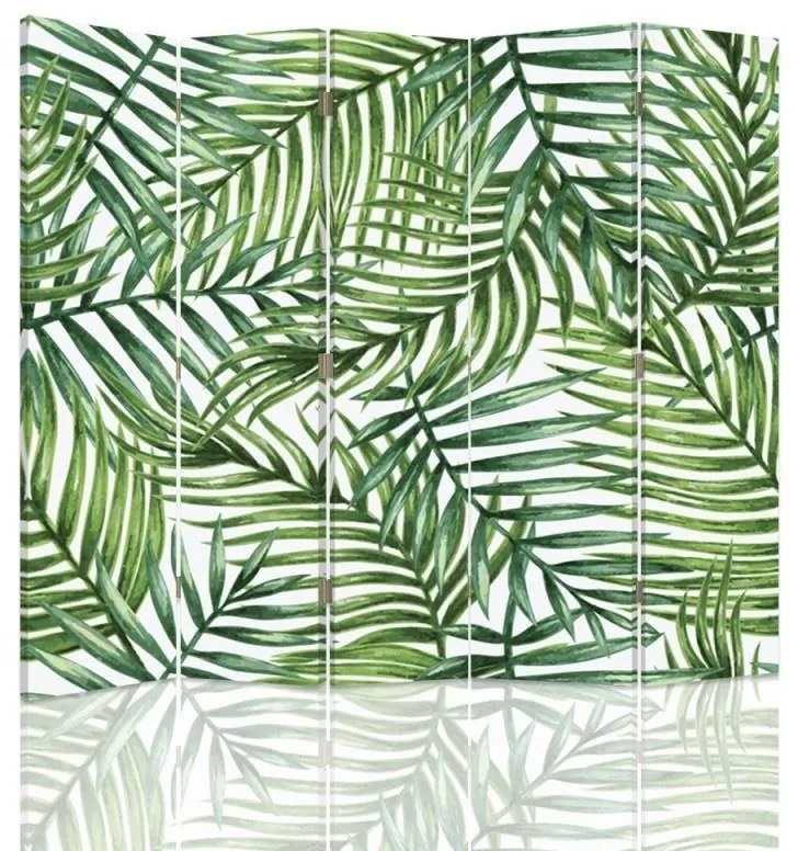 Gario Paraván Kompozícia palmových listov Rozmery: 180 x 170 cm, Prevedenie: Klasický paraván