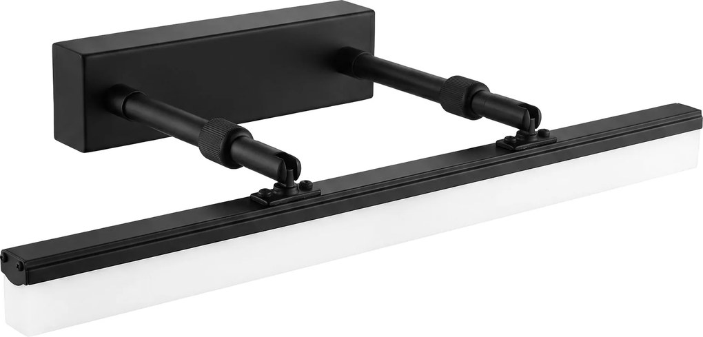 Toolight Toolight, LED nástenné svietidlo, 40cm, 6W, 4000K, 1000lm, APP1878-1W, Čierna matná, OSW-66033