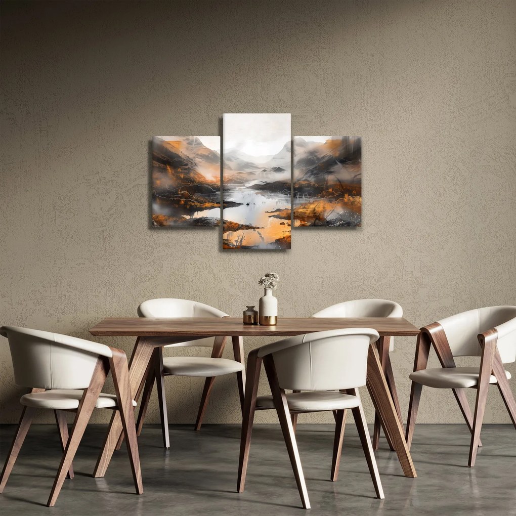 Obraz - Maľba horskej krajiny (90x60 cm)