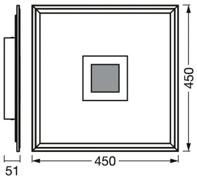 Ledvance- LED RGBW Stmievateľné stropné svietidlo SMART+ PLANON LED/24W/230V Wi-Fi