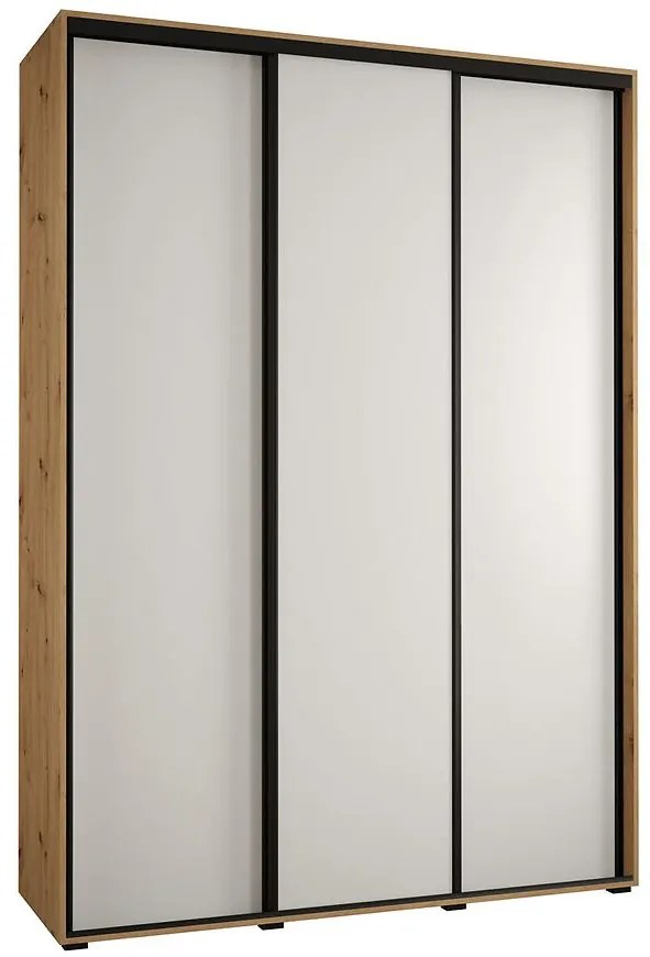 Skriňa 45 Canaris 1 190 artisan/biela/čierna