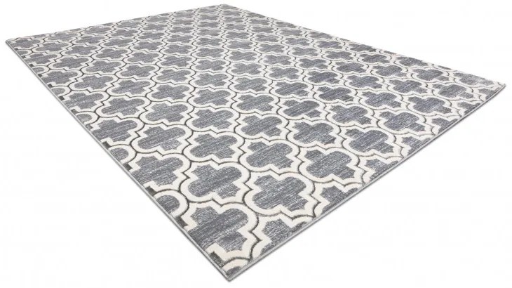 Kusový koberec Core W6764 Trellis grey/cream, 200x290, šedá, chodba / predsieň, Dywany Łuszczów