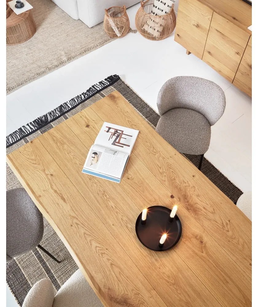 Sivá jedálenská stolička Ciselia – Kave Home