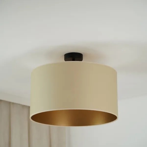 Brilagi - Prisadený luster OREGON ROLLER VEGE 1xE27/15W/230V pr. 45 cm béžová