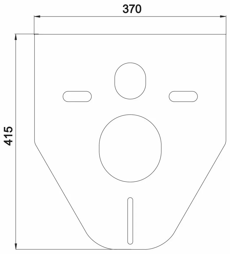Mereo Mereo, WC komplet pre sádrokartón s príslušenstvom, MER-MM02SETRA