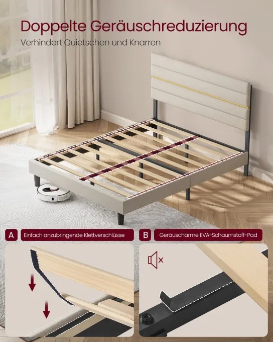 Manželská posteľ 140 cm RMB504LH01