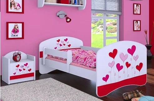 MAXMAX Detská posteľ bez šuplíku 180x90cm LOVE