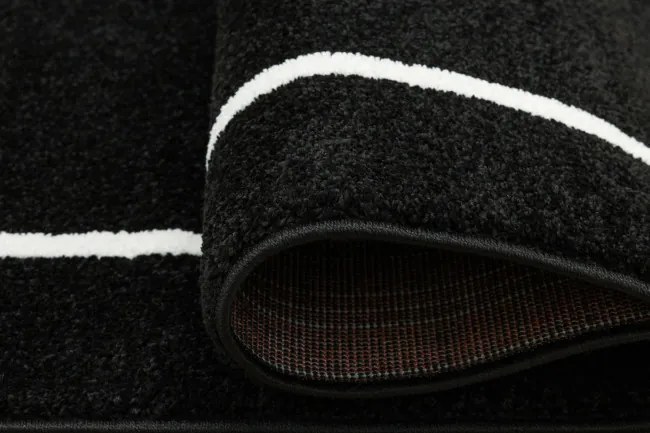 Koberec Lima 6333B čierny / biely