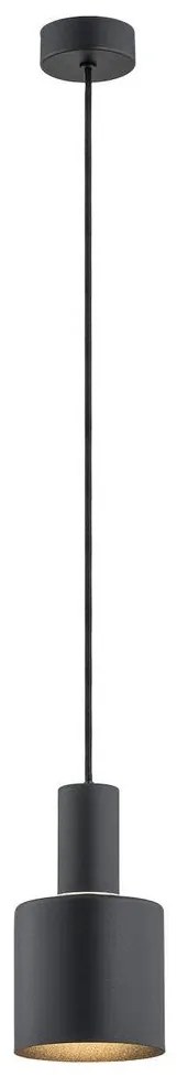 Argon 4219 - Luster na lanku SINES 1xE27/15W/230V pr. 12 cm čierna