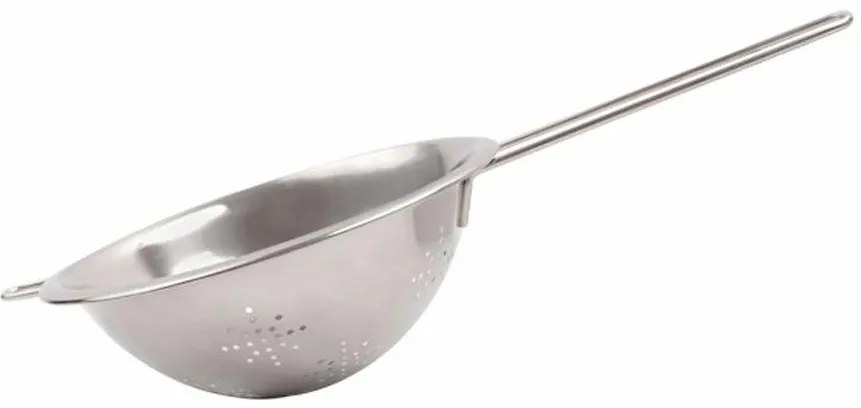 18 cm nerezový cedník s rukoväťou