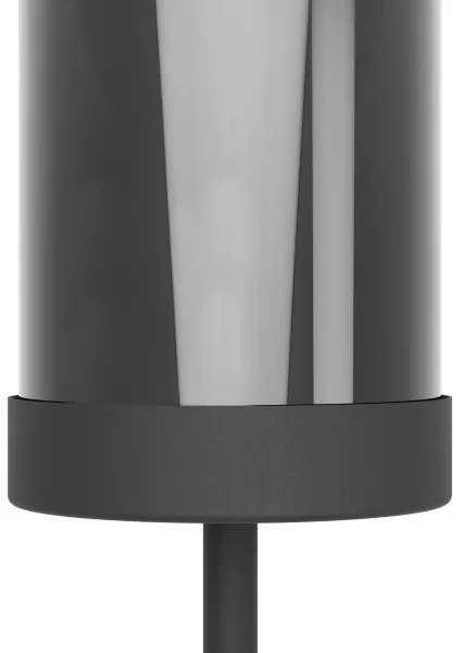 Eglo 44004 - Stojacia lampa TOOTHILL 1xE27/40W/230V čierna