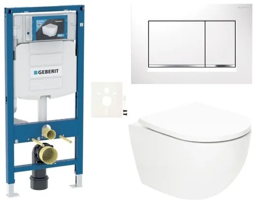 Závesný WC set Geberit do ľahkých stien / predstenová SAT Fusion SIKOGSTORFUS30
