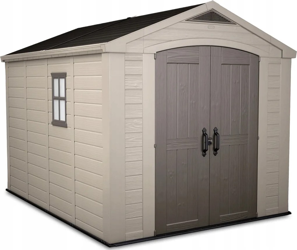 Záhradný domček na náradie Keter Factor 8x11 na náradie, úložný priestor na záhradu