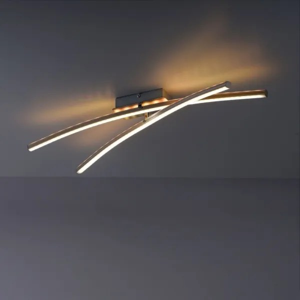 Leuchten Direkt 11255-55 - LED RGB Stmievateľný luster ALINA 2xLED/8,1W/230V + DO