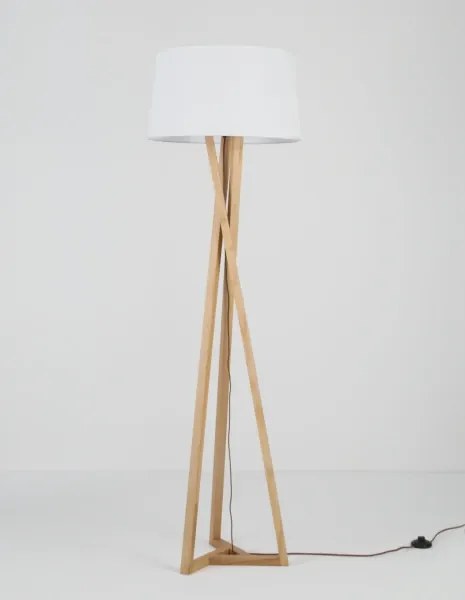 Drevená stojaca lampa Salino B 50 Drevo