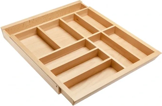 IN-DURO Příborník dřevěný REGUL nastavitelná šířka (51,2 - 95 cm), hloubka 47 cm, buk