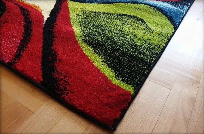 Moderný viacfarebný koberec Magic ARA – obdĺžnikový dizajn Rozmer: 80x150 cm