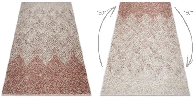 Koberec FUSION 9775 krémový / tehlový