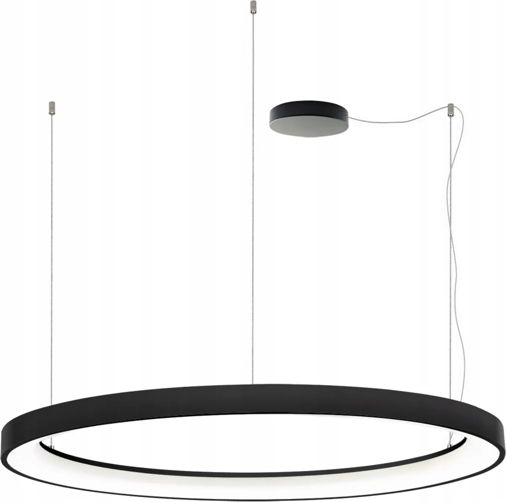 LED2 3273353DT Bella Slim 98 Pz, B DIM 80 W 2CCT 3000K/4000K závesné čierna