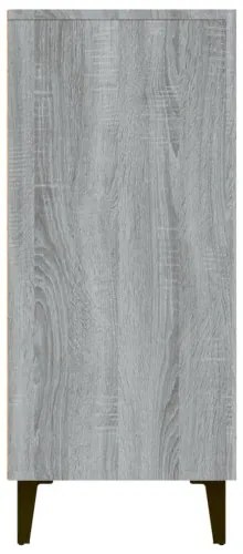 vidaXL Komoda sivý dub sonoma 90x34x80 cm spracované drevo-