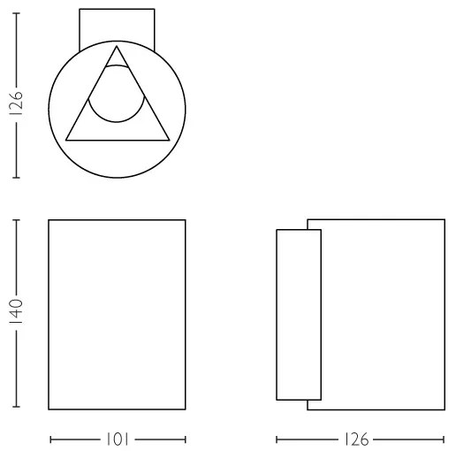 Philips 17357/47/P0 - LED vonkajšie nástenné svietidlo BUXUS 2xLED/4,5W IP44