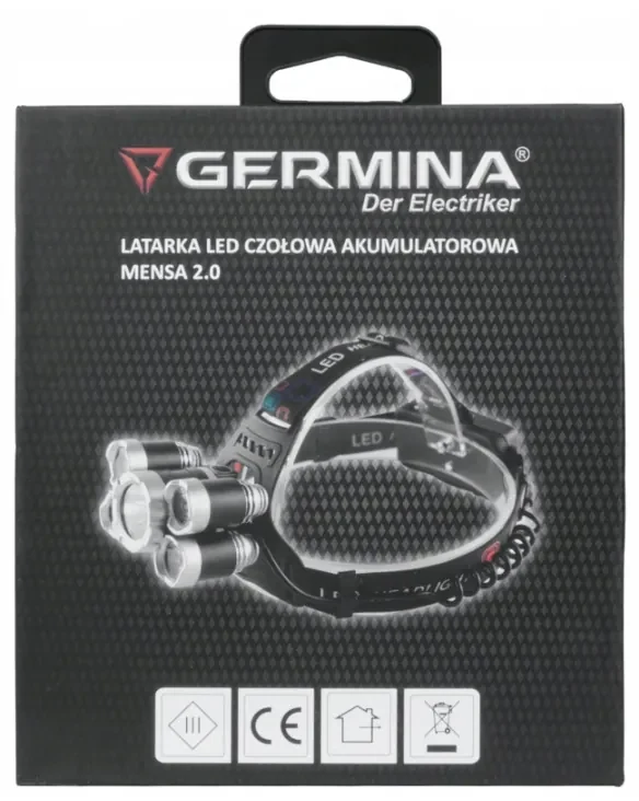 Germina LED čelovka dobíjacia 200lm IP44 USB C - VÝKONNÁ