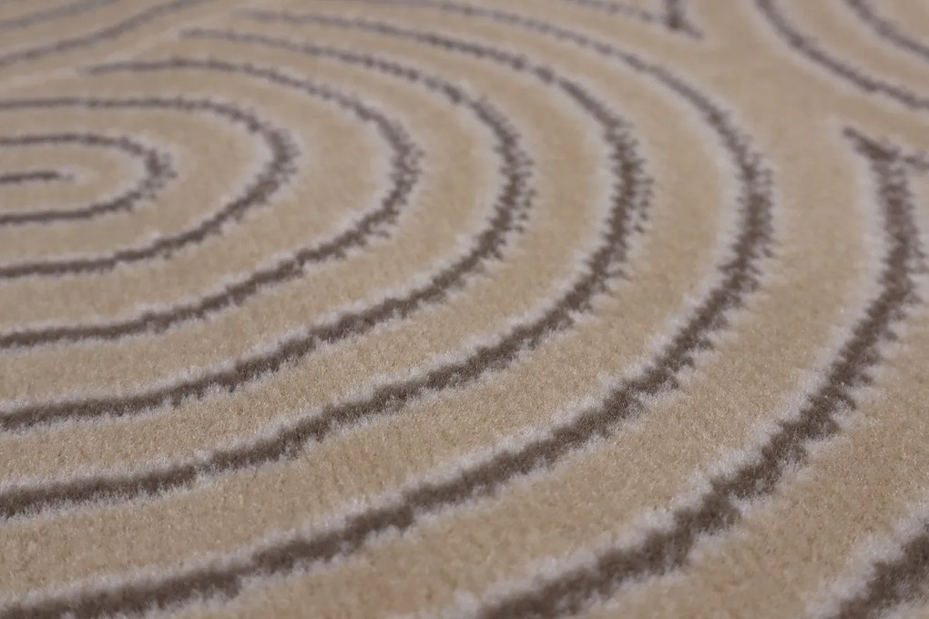 Alfa Carpets, Kusový koberec Thumbs ivory, 80x150, béžová, obývacia izba