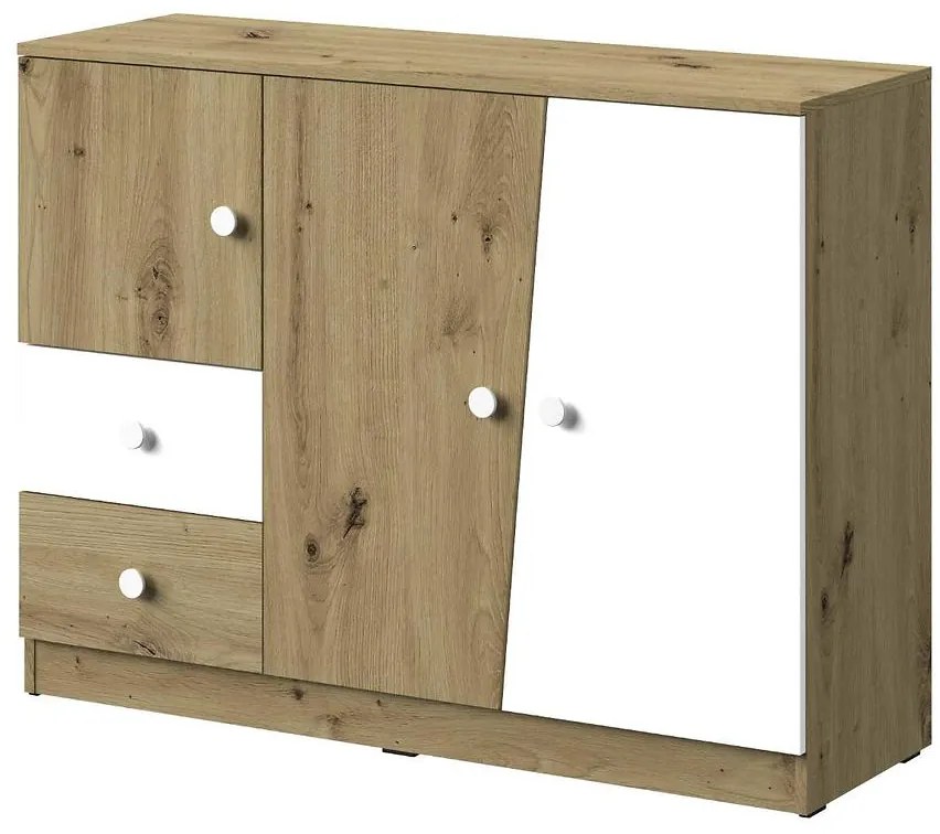 Komoda Nero 07 120 – Biely Mat