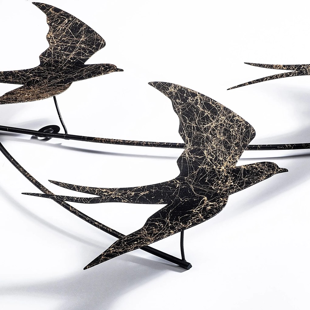 Nástenná kovová dekorácia Wallow 2 viacfarebná