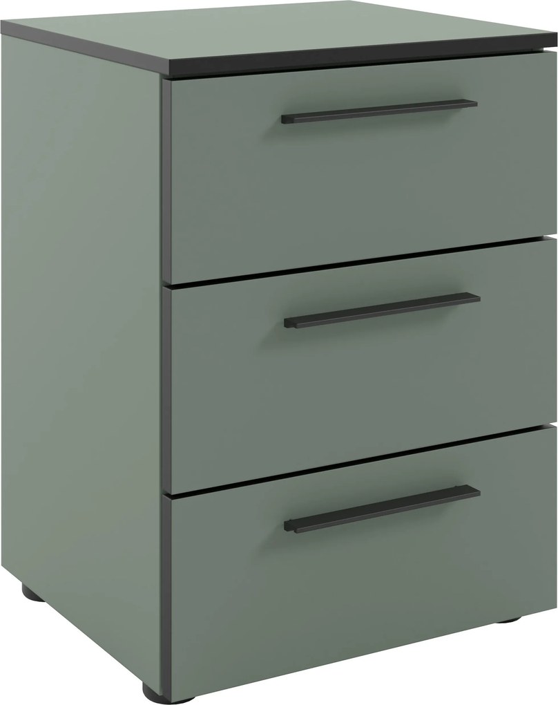 XXXLutz NOČNÝ STOLÍK, trstinovozelená, 45/61,4/40 cm - Nočné stolíky - 001724000421
