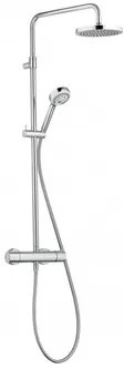Sprchový systém KLUDI LOGO NEO na stenu s termostatickou batériou chróm 6809205-00