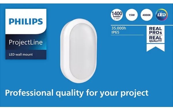 Philips - LED Nástenné svietidlo PROJECTLINE LED/15W/230V IP65
