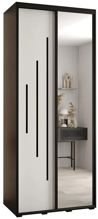 Skriňa 45 Canaris 13 120 čierna/biela/čierna