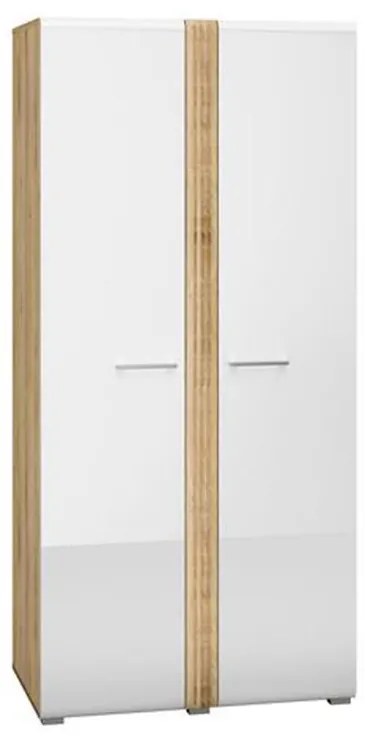 Skriňa Adagio 01 dub castello/biela lesk