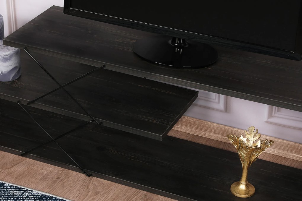 TV stolík/skrinka Ziky (hnedá). Vlastná spoľahlivá doprava až k Vám domov. 1067107