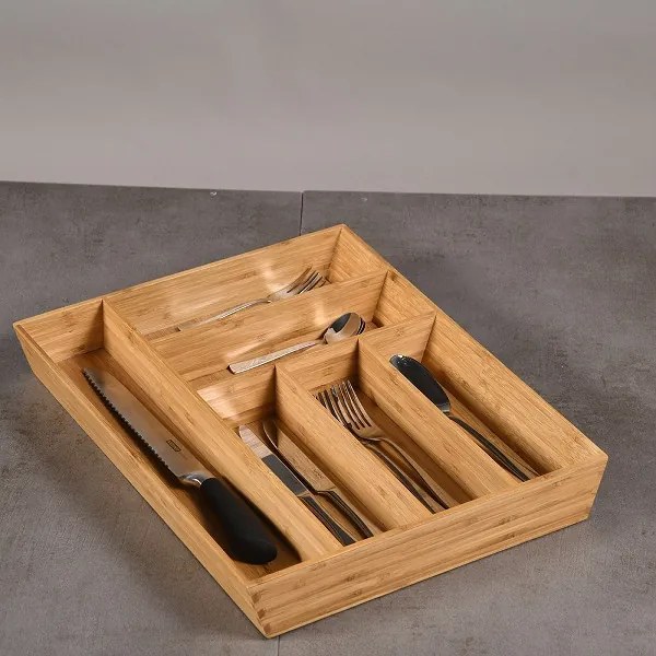 Kesper Organizér do zásuvky, do kuchyne, príborník bambusový KESP 35 x 43 cm