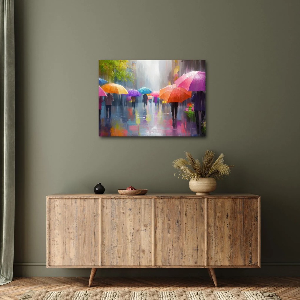 Obraz - Daždivý deň (70x50 cm)