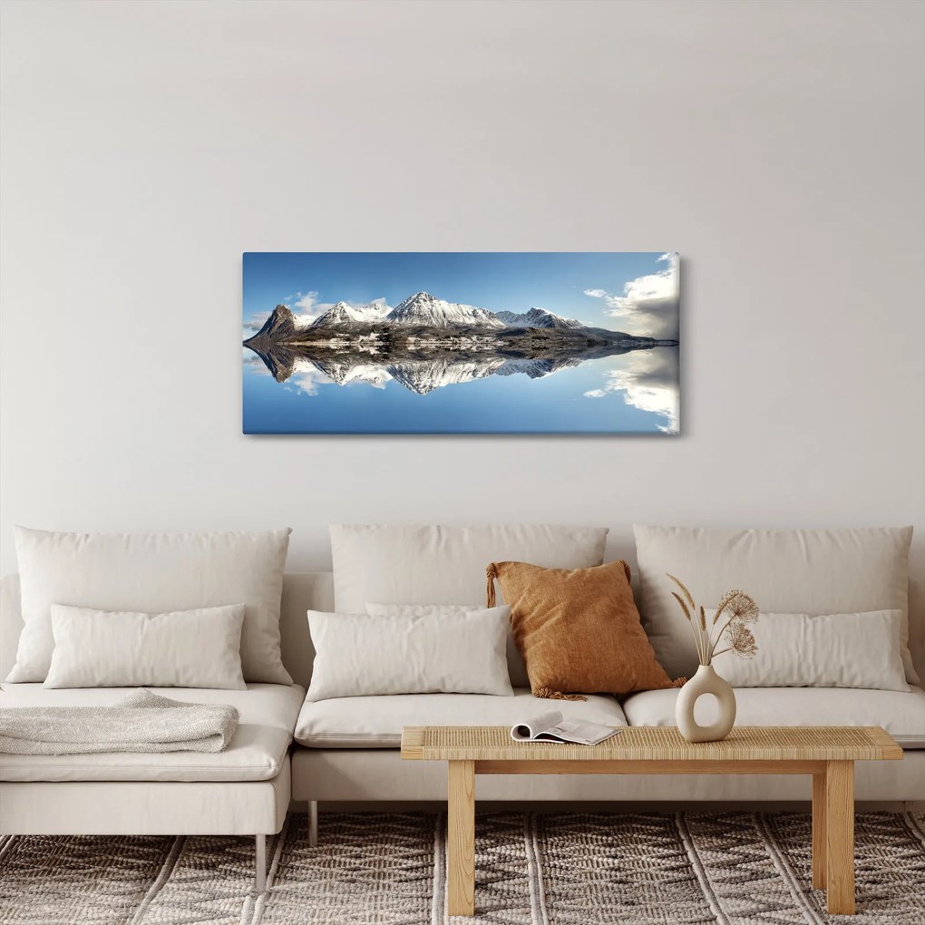 Obraz hôr a ich odrazu (120x50 cm)