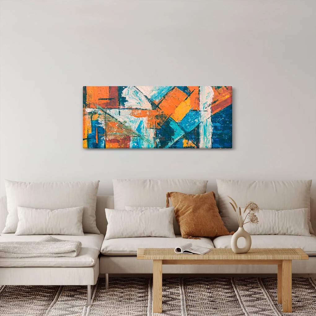 Obraz - Abstrakcia (120x50 cm)