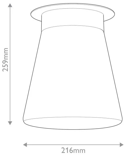 Kichler KL-ALBERS-F-T-BK-Stropné svietidlo ALBERS 1xE27/40W/230V pr.21,6cm čierna