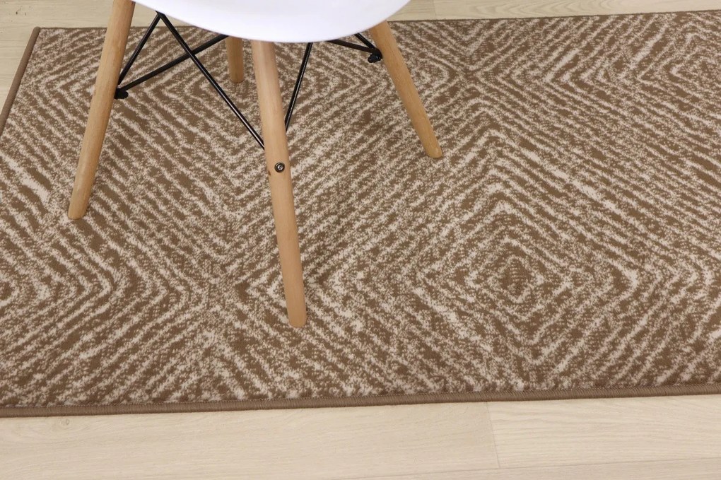 Alfa Carpets, Kusový koberec Ethno brown, 120x170, hnedá, obývacia izba