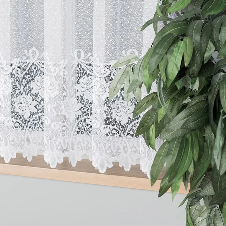 Žakárová záclona DEMETRIA okno 300 x 160 cm