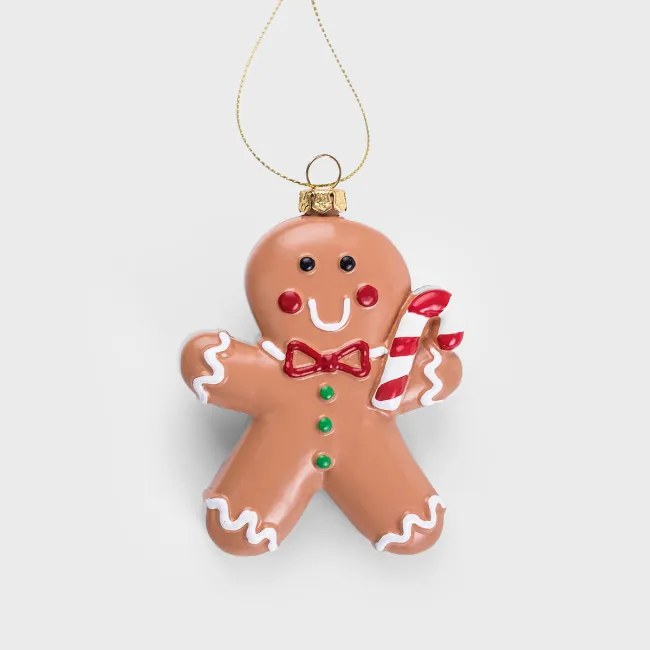 Vianočná ozdoba EVI RED perníček 710384