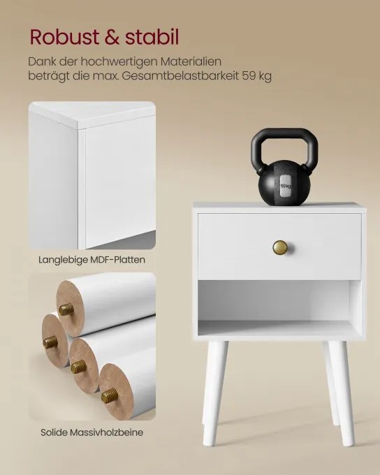 Nočný stolík LET655W01